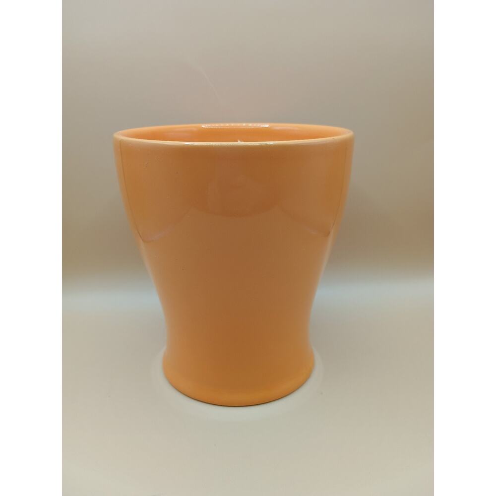 Edible Arrangement vase daisy ceramic orange 5.5 x 5 Inches Tennessee Orange